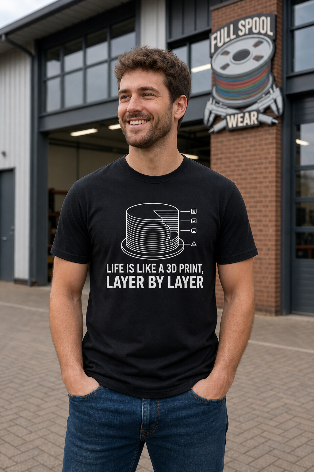Life is Like a 3D Print, Layer By Layer
