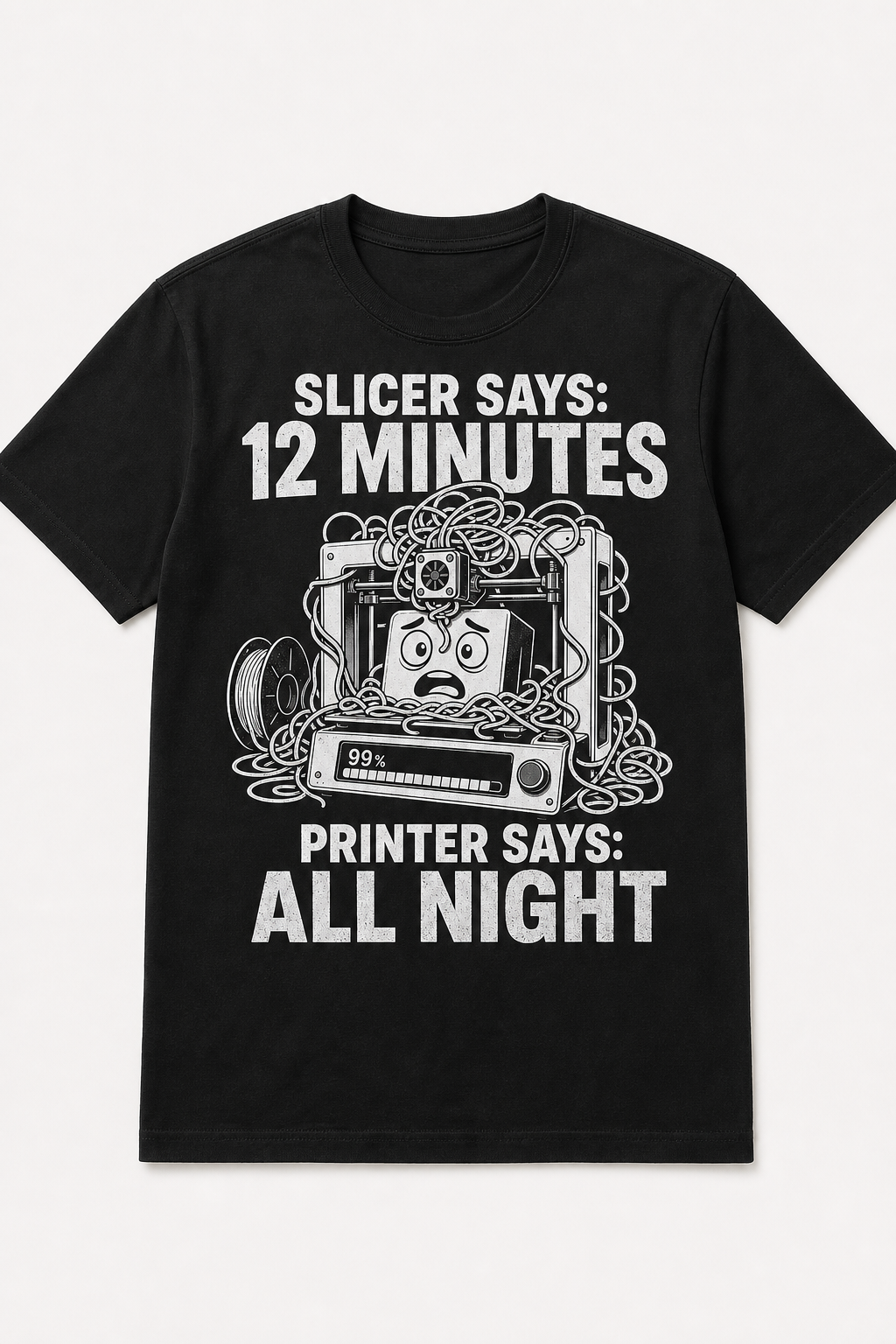 Slicer Says 12 Minutes. Printer Says All Night