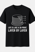 Life is Like a 3D Print, Layer By Layer