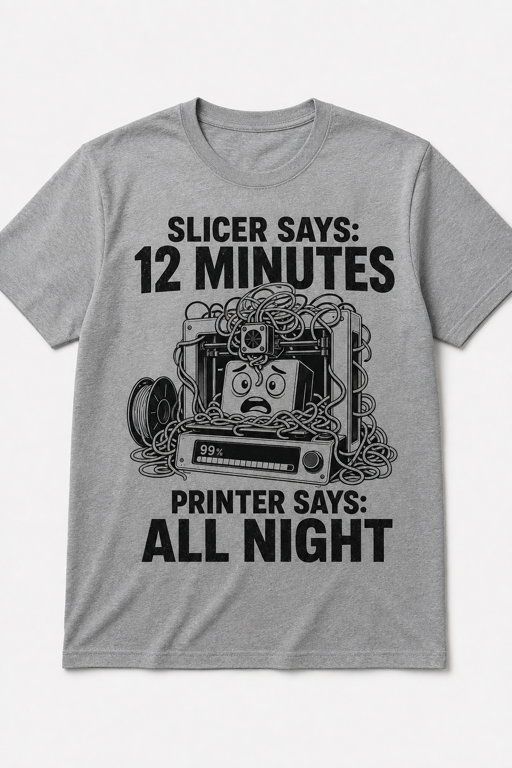 Slicer Says 12 Minutes. Printer Says All Night